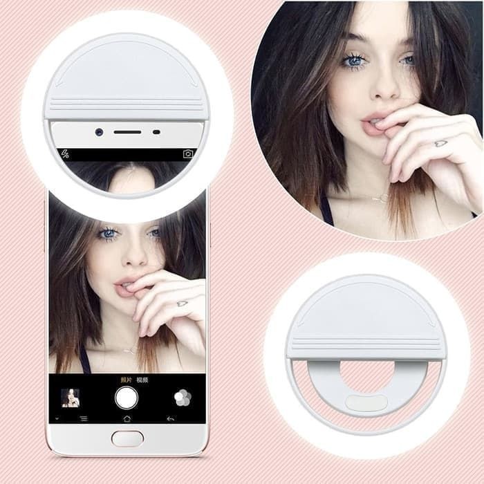 Selfie RIng Light/Lampu LED Vlogger lampu mini kamera charm eyes /rk-12 racun tiktok ringlight mini