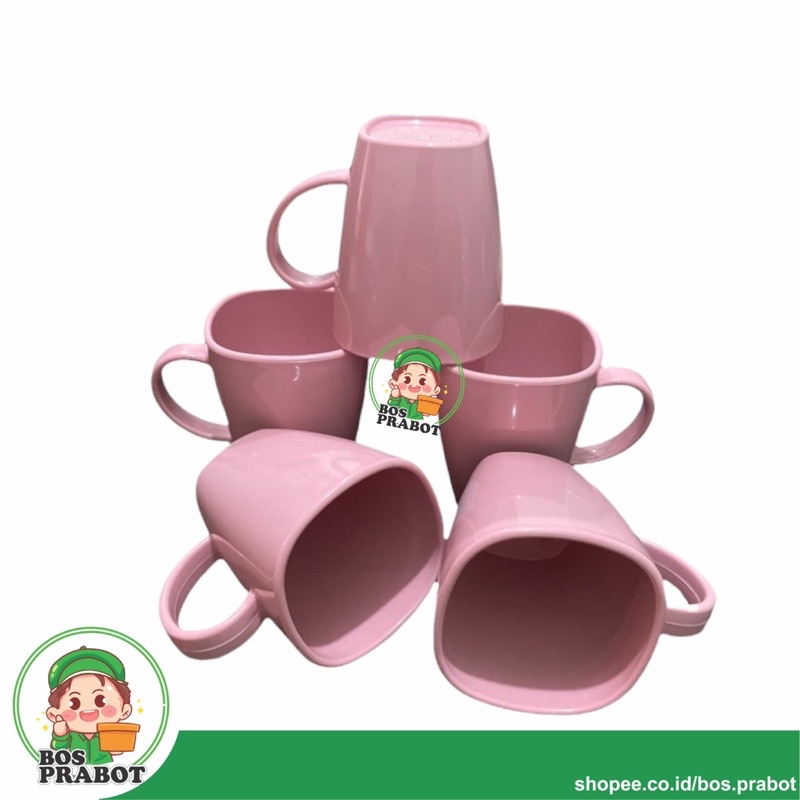 FLASH SALE MUG MELAMIN GAGANG / MUG MELAMIN 300ML / MUG MELAMIN TEBAL AWET / CANGKIR MELAMIN / GELAS