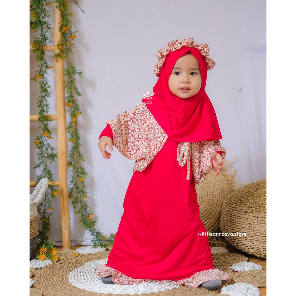  Gamis  Balita Perempuan  Baju  Anak  Baju  Muslim Usia 1 2 