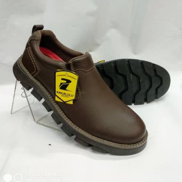 sepatu kulit pakalolo N0813 coklat asli pakalolo