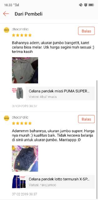 Celana pendek misti Ukuran S M L XL XXL  SUPER JUMBO BIG SIZE