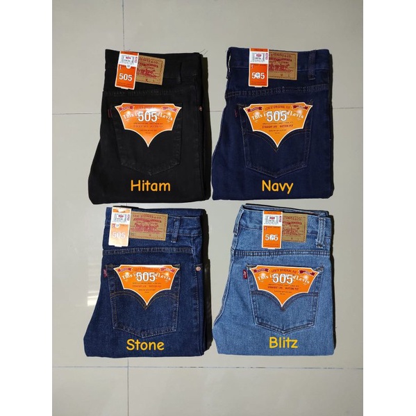 CELANA JEANS PRIA 27 38 Bahan Bagus Jeans Standar Levis