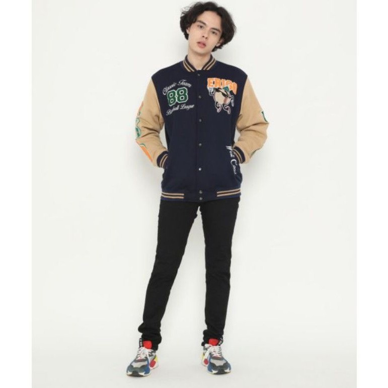 Outerwear Erigo Varsity Jacket West 88 Fleece Navy - Size S
