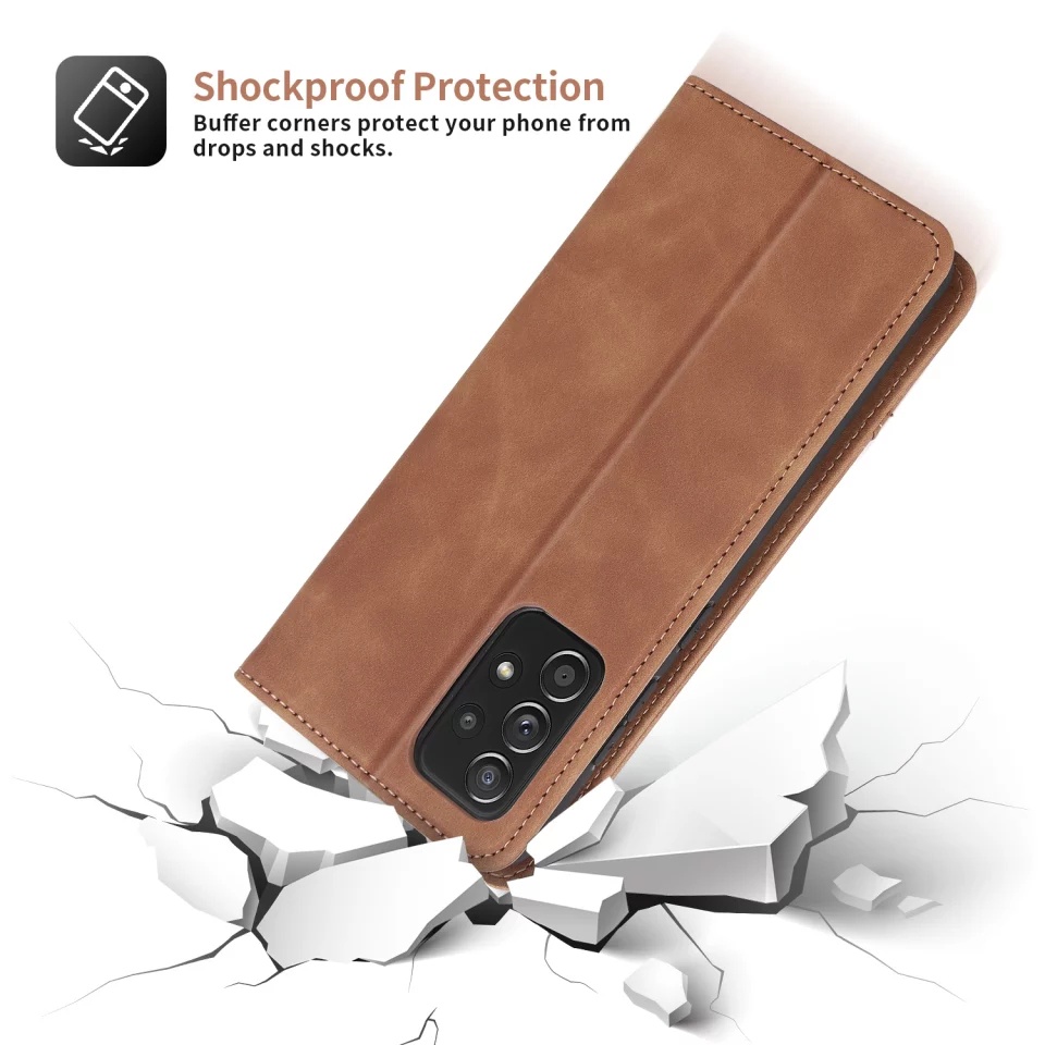 FLIP CASE KULIT SAMSUNG A32 4G 5G COVER WALLET LEATHER CASING P.O.L.A DOMPET SOFTCASE