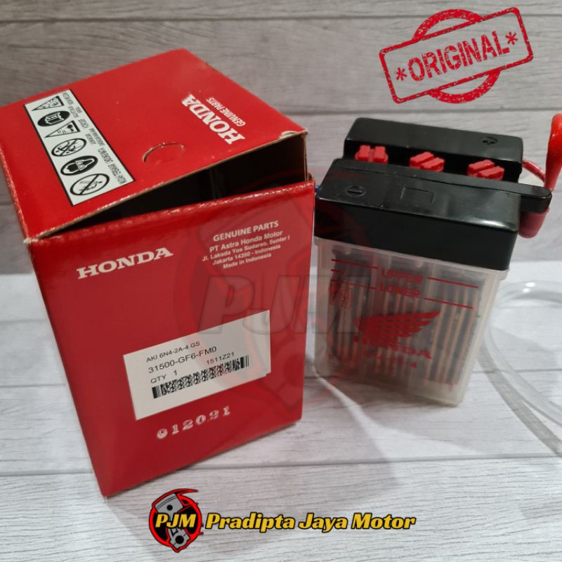 Jual Aki Win 6 Volt ORI AHM - 31500GF6FM0 | Shopee Indonesia