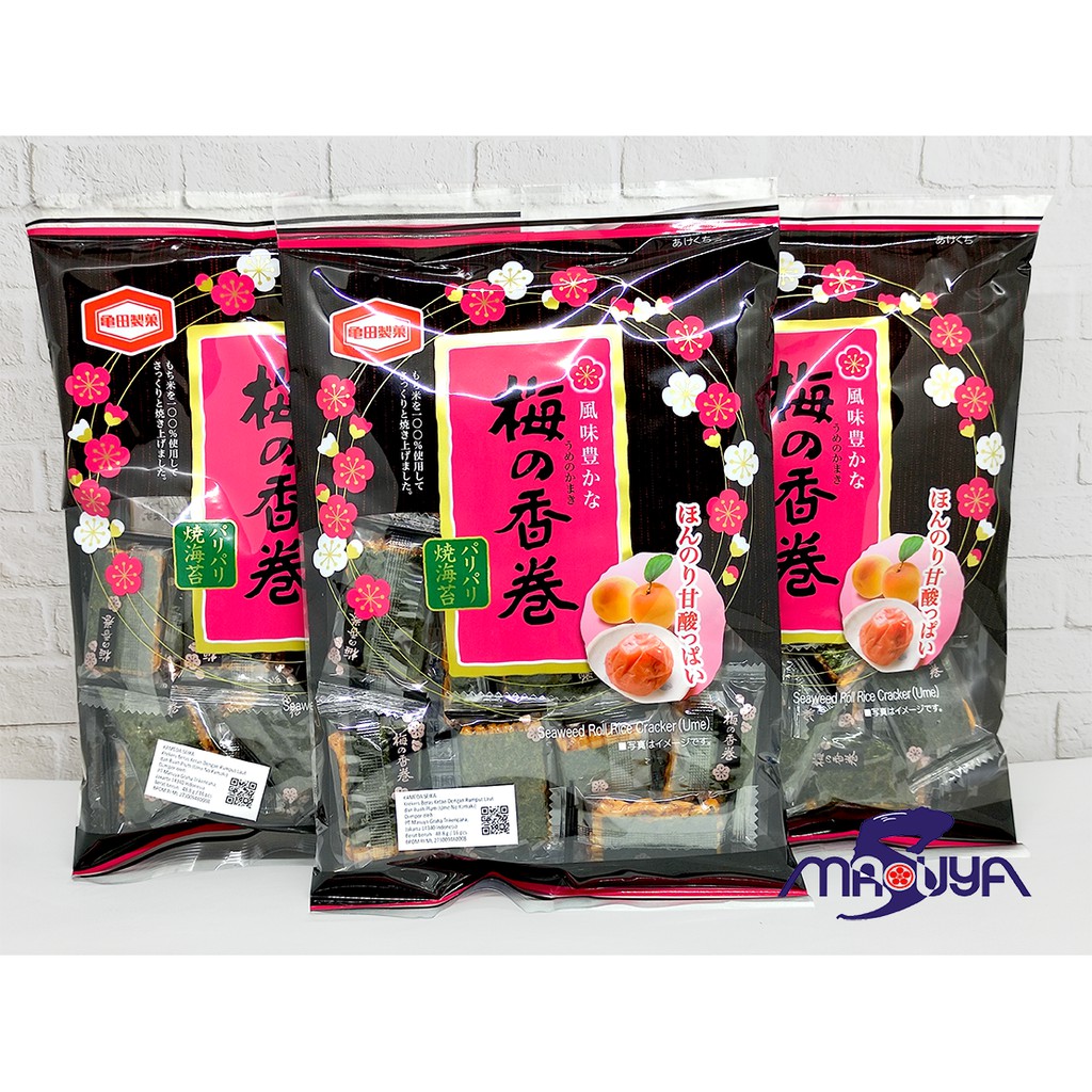 

Kameda Seika Ume No Kamaki / Krekers Beras Ketan Rumput Laut & Buah Plum- N803M