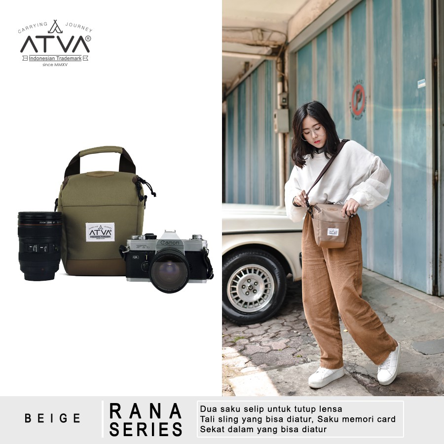 ATVA BAG - RANA BEIGE SERIES / TAS KAMERA