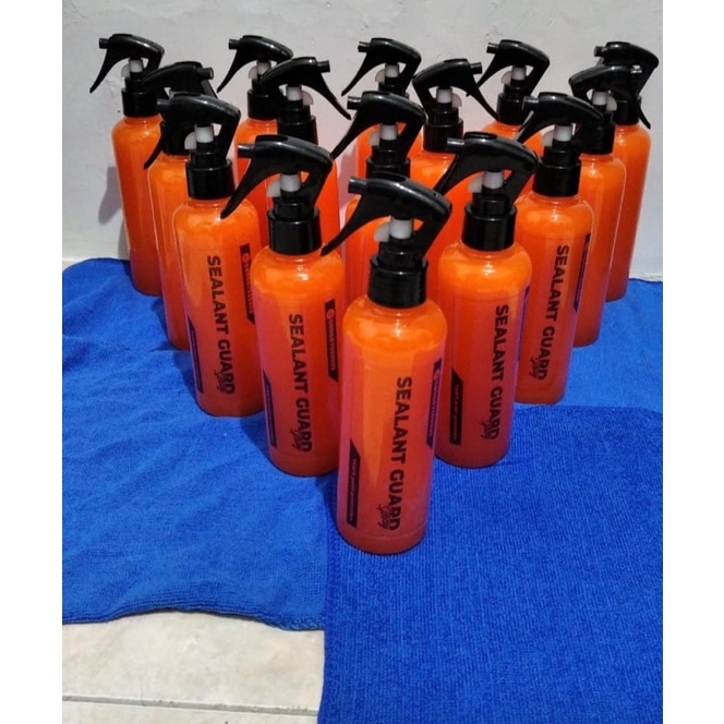 Pengkilap Body Motor Mobil Sealant Guard 265 Ml Spray Wax Poles Paket