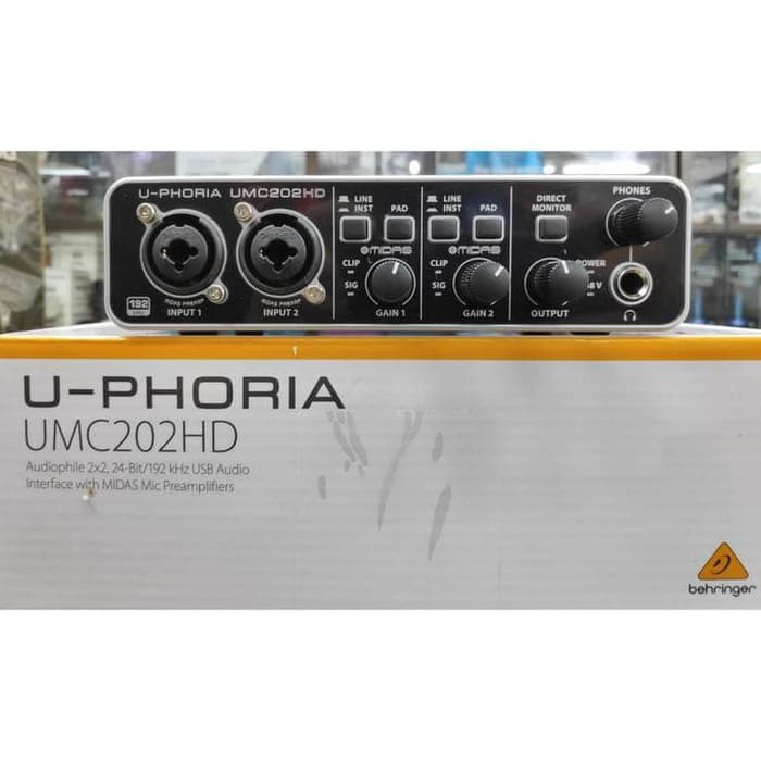 Behringer UMC 202 HD / UMC 202HD / UMC 202 Soundcard ORIGINAL