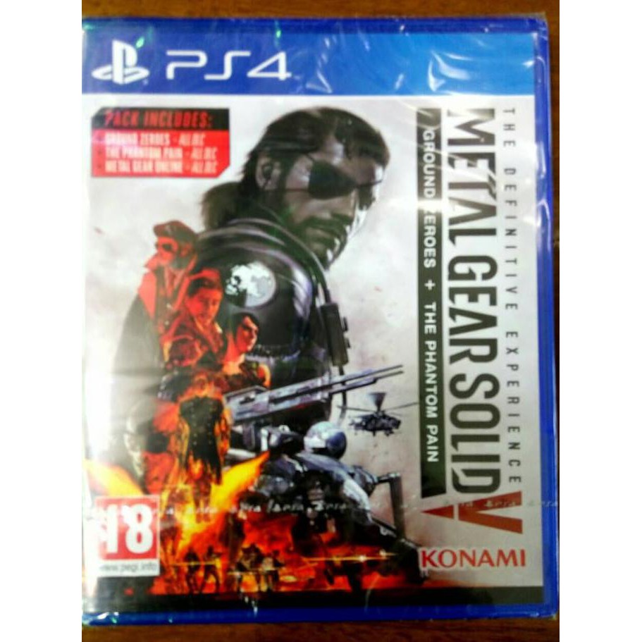 Sale  KASET PS 4 metal gear solid 5 the definitive experience Terbaru