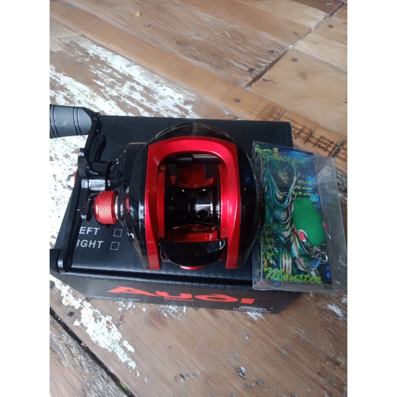 REEL BC AUDI BASIC 18+1BALL BEARING FREE SOFT FROG