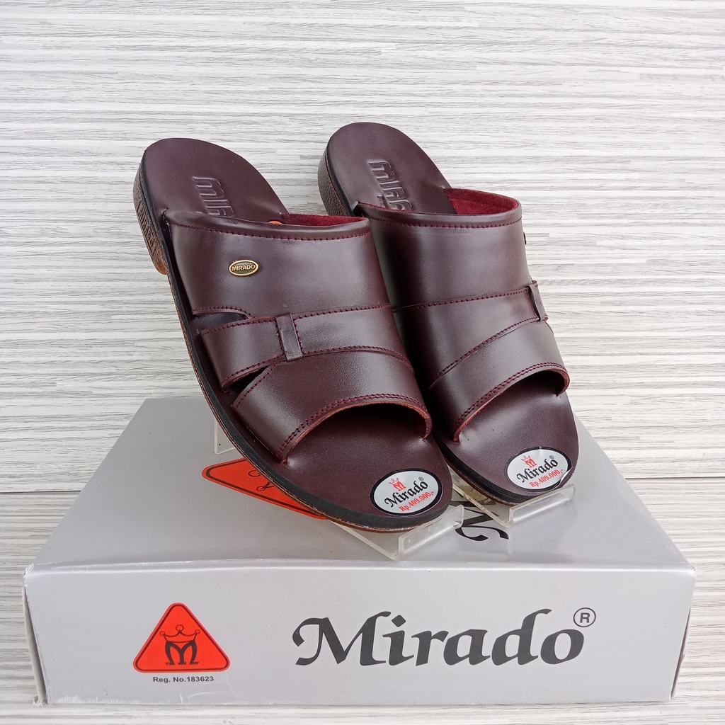 mirado sandal pria kulit asli 885 sandal flip flop slide pria merek mirado kulit asli original sanda