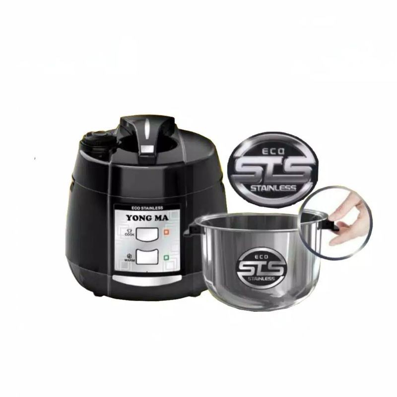 Magic Com / Rice Cooker Yongma Stainless 2L SMC4053