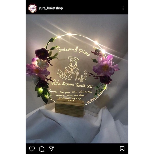 

akrilikbundar\gift/wisuda/birthday/danlainlain