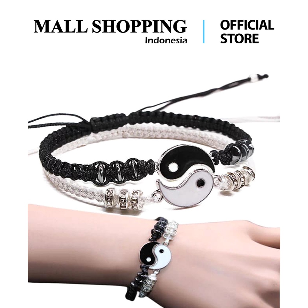 (COD) Gelang Persahabatan Harga 1Pcs Gelang Couple Aksesoris Fashion Adjustable MALL SHOPPING