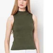 Tanktop Turtle Neck / Atasan wanita ABG / Dalaman Muslimah Murah Grosir-SALEM