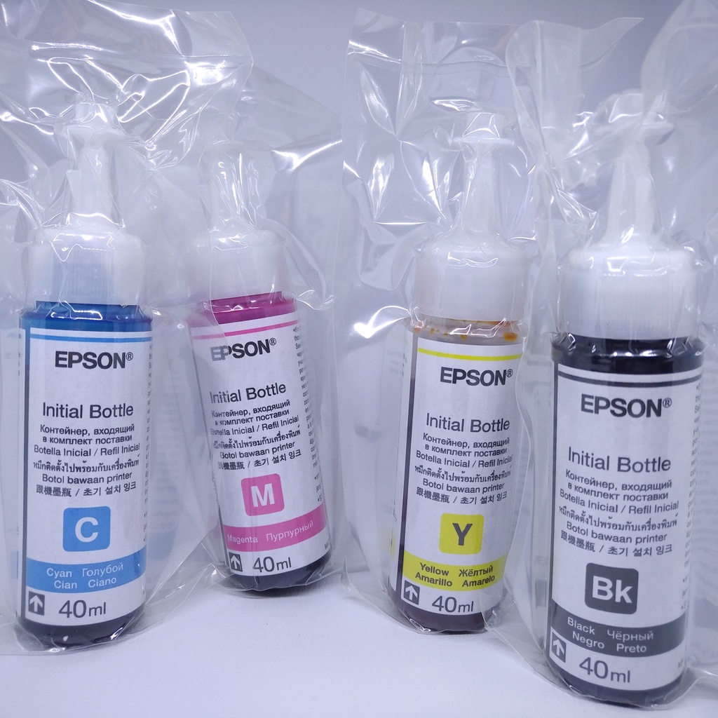 Tinta Printer Epson L120 / L121 Original EPSON 664 T664 - Loosepack 40 ml