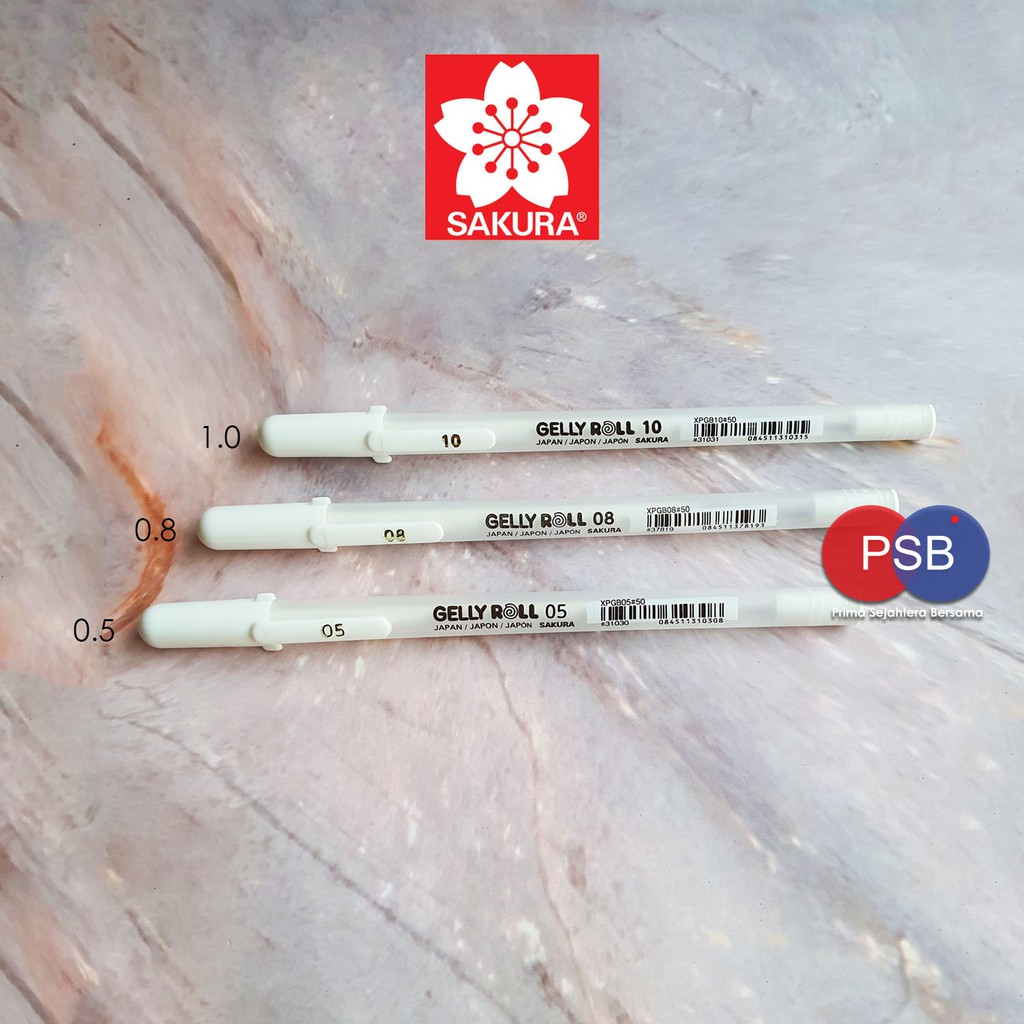 

Sakura Gelly Roll White Pen / Gel Pen Putih