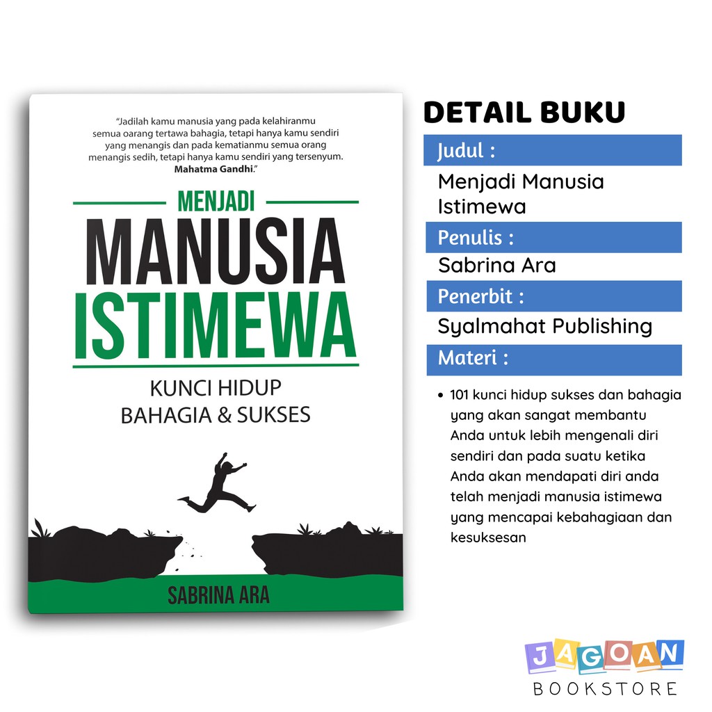 Buku Motivasi Inspirasi Pengembangan Diri Menjadi Manusia Istimewa Kunci Hidup Bahagia Dan Sukses Shopee Indonesia