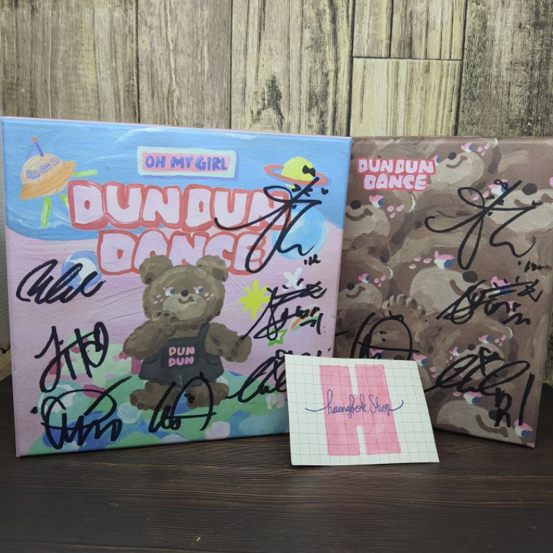 Adopsi Signed Album Oh My Girl Dun Dun Dance Official