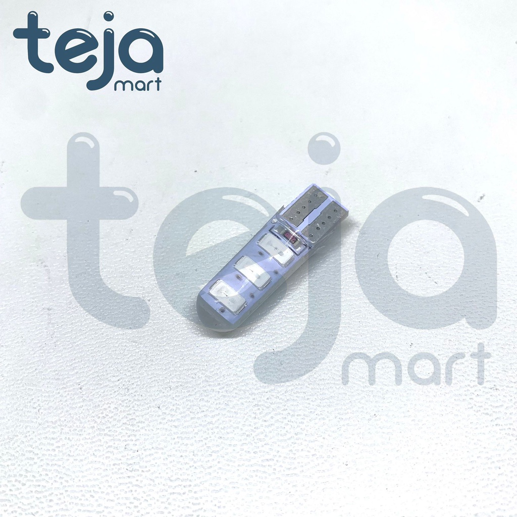 Lampu LED T10 Crystal Kristal Jelly 6 Mata SMD 5730 Senja Sein Speedometer HIGH QUALITY