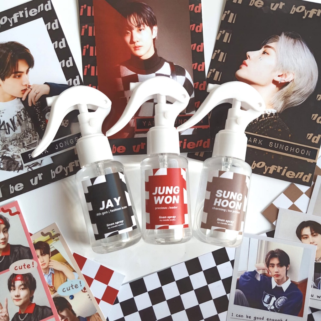 ENHYPEN Linen &amp; Room Korean Spray | Ciandle KPOP