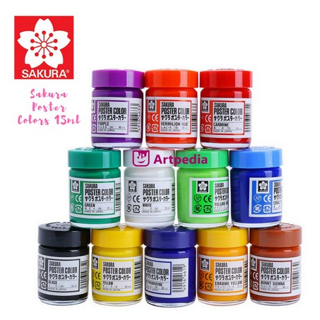 

SAKURA POSTER COLOR / CAT POSTER SAKURA UKURAN 15ML - PART 2