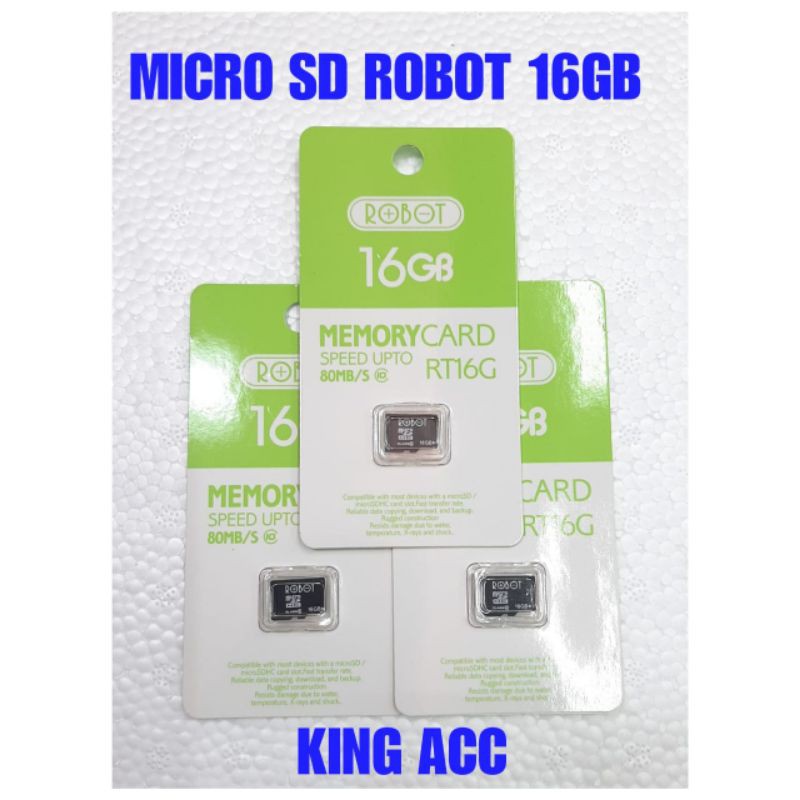 MICRO SD ROBOT 16GB CLASS 10 TF Card Robot