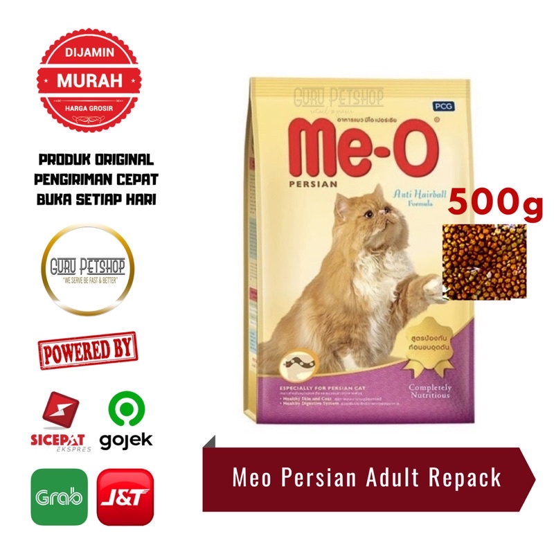 Me-O Persian Adult 500gr Makanan Kucing Meo Persian 500gr