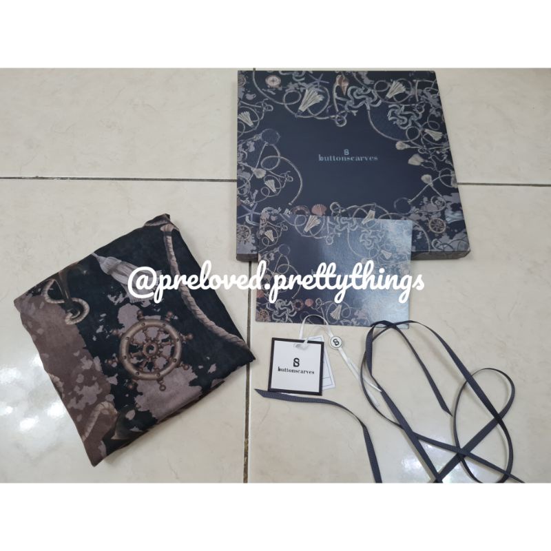 Preloved Buttonscarves Nautical Ula