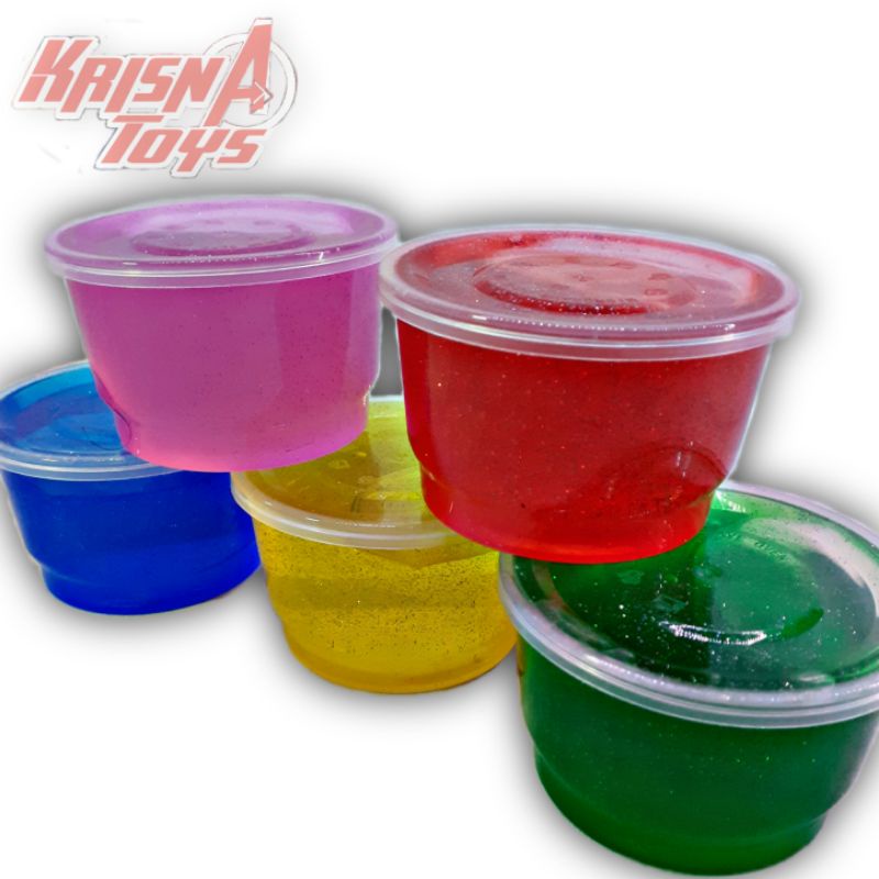 Slime_slime warna warni_slaim gliter_mainan anak