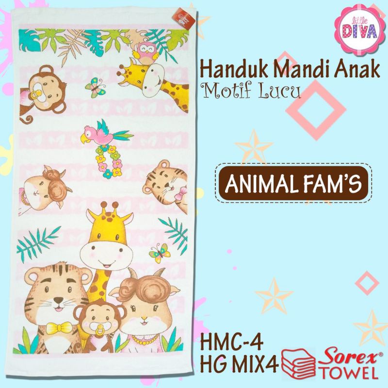 Handuk Bayi | Handuk Anak | Sorex Towel 100 x 50