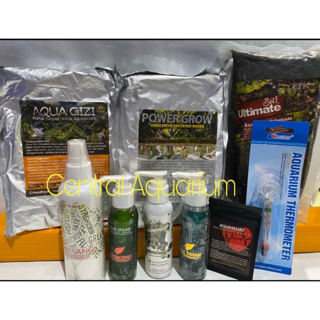 PAKET LENGKAP AQUASCAPE AQUARIUM MINI