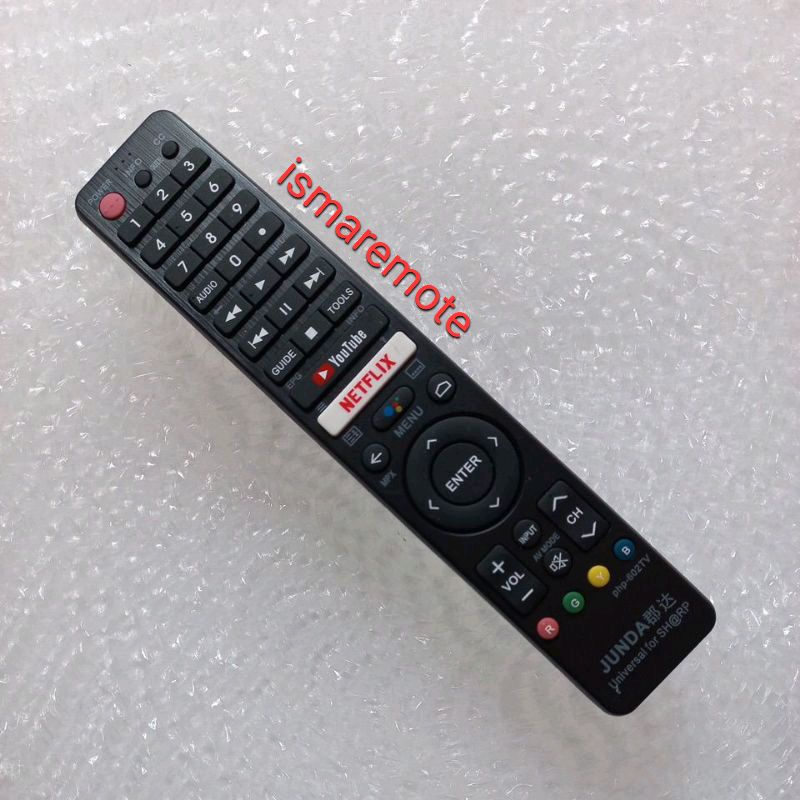 REMOTE REMOT TV Sharp LCD LED Smart Android TV GB326WJSA IR (Non Voice Command)