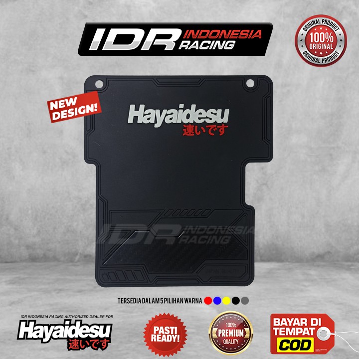 Hayaidesu Mudflap Yamaha NMax Aksesoris Variasi Penahan Lumpur PREMIUM