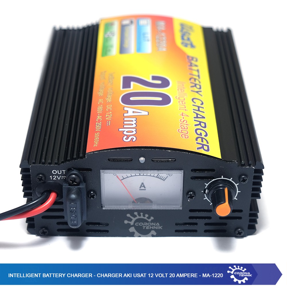 Intelligent Battery Charger Aki USAT 12 Volt 20 Ampere - MA-1220