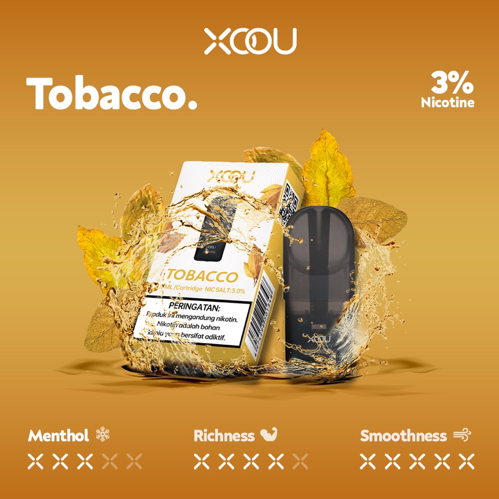 XOOU 5th Generation Mint Flavour 1 Cartridge - Tobacco