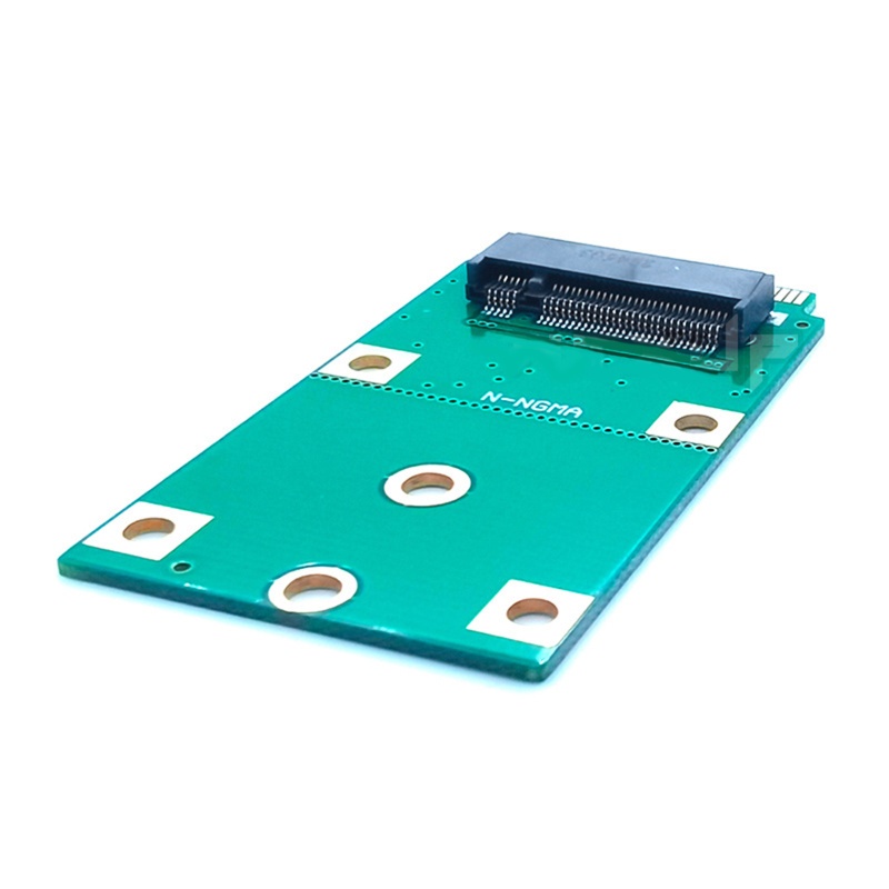 Btsg For M.2 NGFF Msata SSD Adapter M2 PCI SSD Converter Riser Card Untuk PC Laptop Con