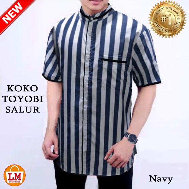 Baju KOKO TOYOBI / KEMEJA KOKO LENGAN PENDEK LMS 15143 15147 15151 TOYOBI SALUR