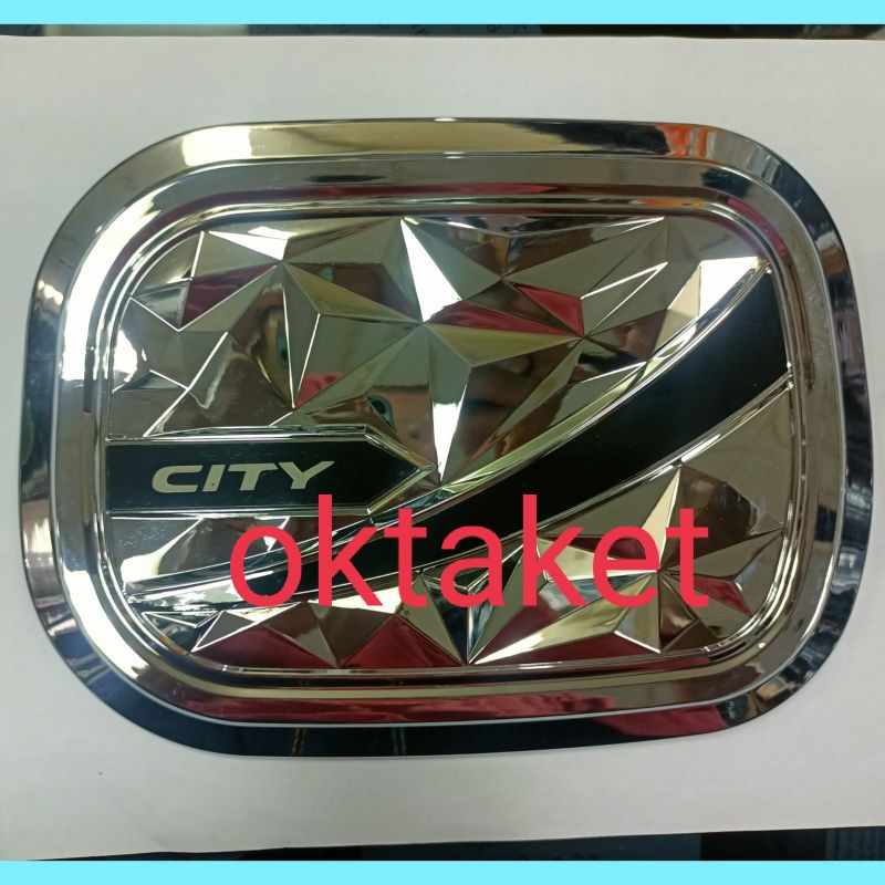 tank cover  all new city 2012 diamond chrome