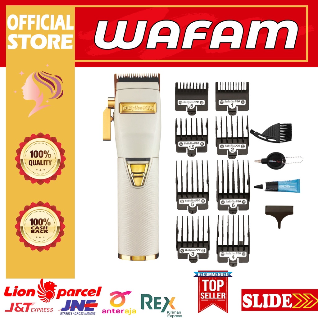 BABYLISS PRO CLIPPER FX WHITE ORI / MESIN ALAT CUKUR RAMBUT ORIGINAL