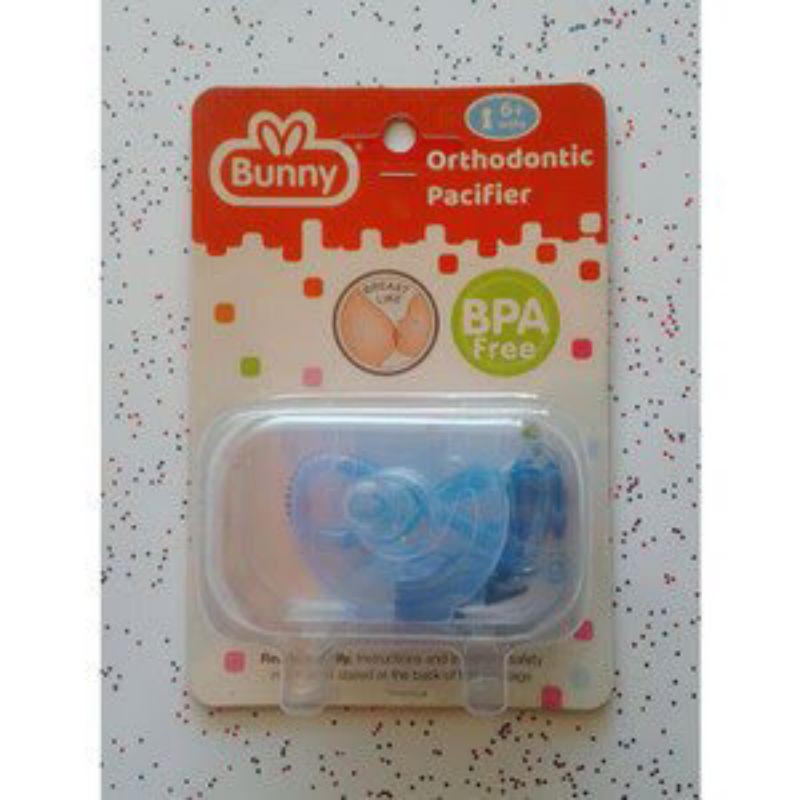 Bunny Orthodontic Pacifier BPA Free Empeng Bayi 6 Bulan Ke Atas