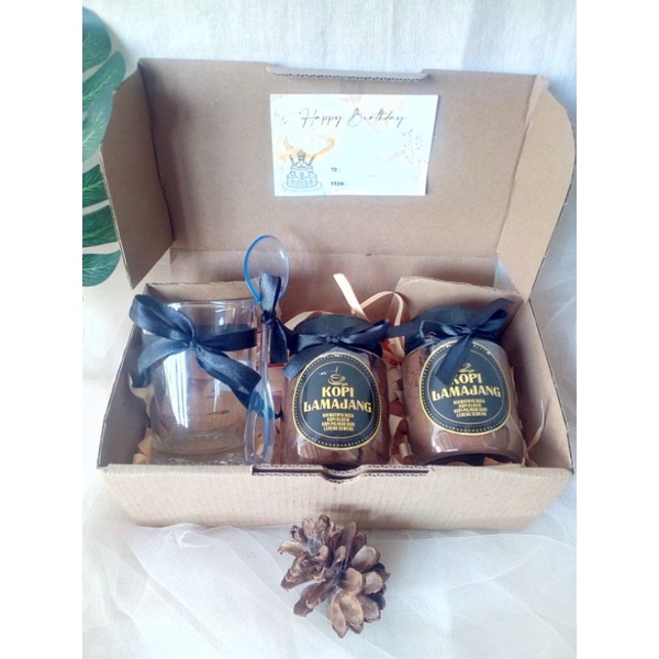 

Hampers kopi Asli / Kado Cowok Murah / gift box