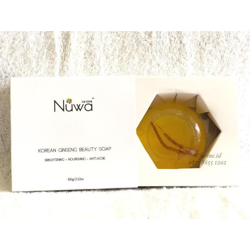 Nuwa Korean Ginseng Beauty Soap 100gr