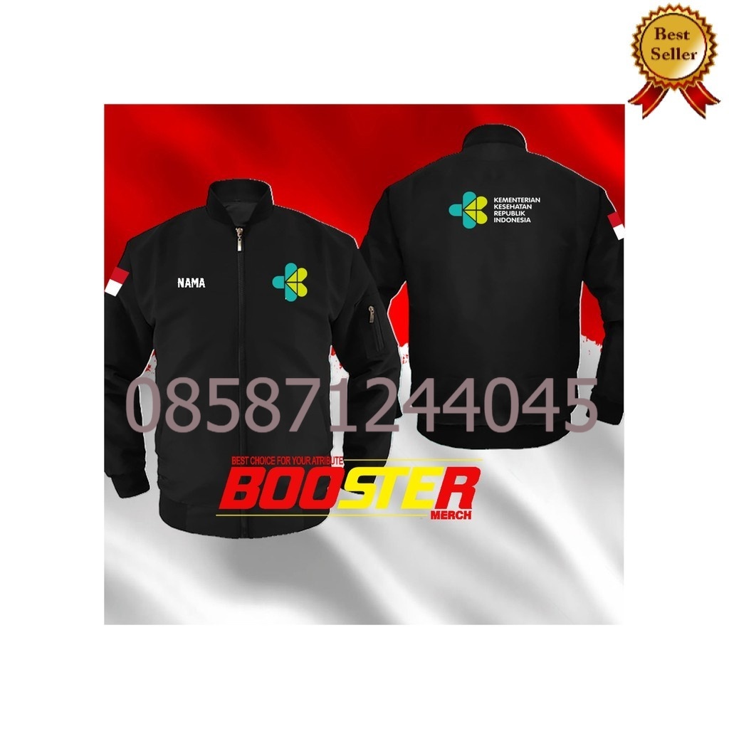 {BOMBER} jaket kemenkes kementerian kesehatan