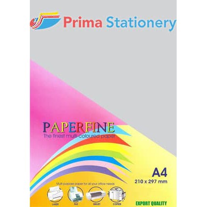 

Jual Kertas Hvs Warna Paperfine Platinum - Abu-Abu Muda Murah