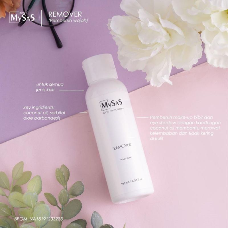 MYSAS REMOVER//CLEANSING PEMBERSIH WAJAH//MYSAS ORIGINAL