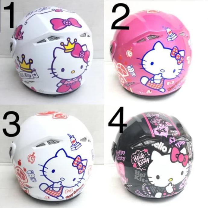 Helm Anak Gm Evoteen Hello Kitty