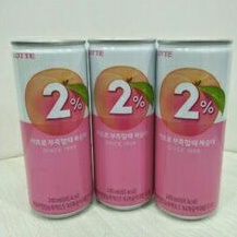 

lotte represhing water 2% peach 240 ml