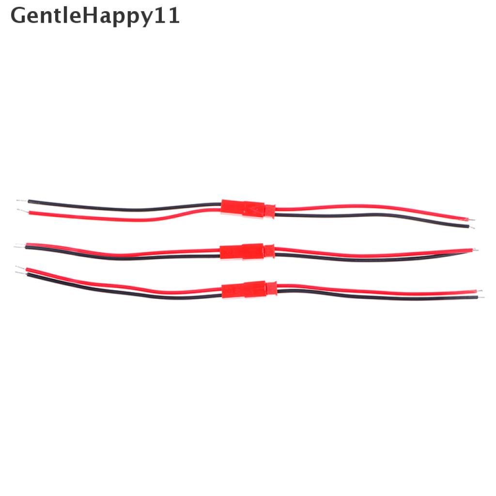 Gentlehappy 20pcs Kabel Konektor 2 Pin male female jst plug 22 awg Untuk Baterai rc